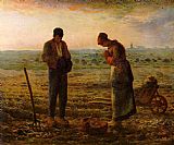 Jean Francois Millet The Angelus painting